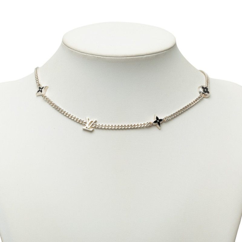 Louis Vuitton LV Spike Charm Sterling Silver Necklace – alternate view