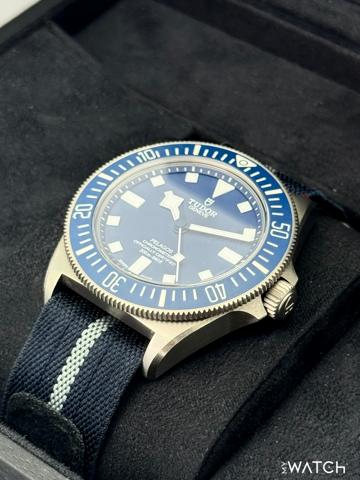 Tudor Pelagos FXD 42mm 25707B/22 Titanium Blue Dial – case back