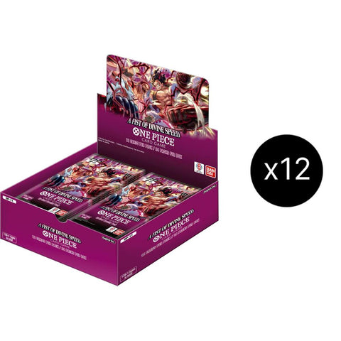 Bandai One Piece TCG A Fist of Divine Speed Booster Box 24 Packs