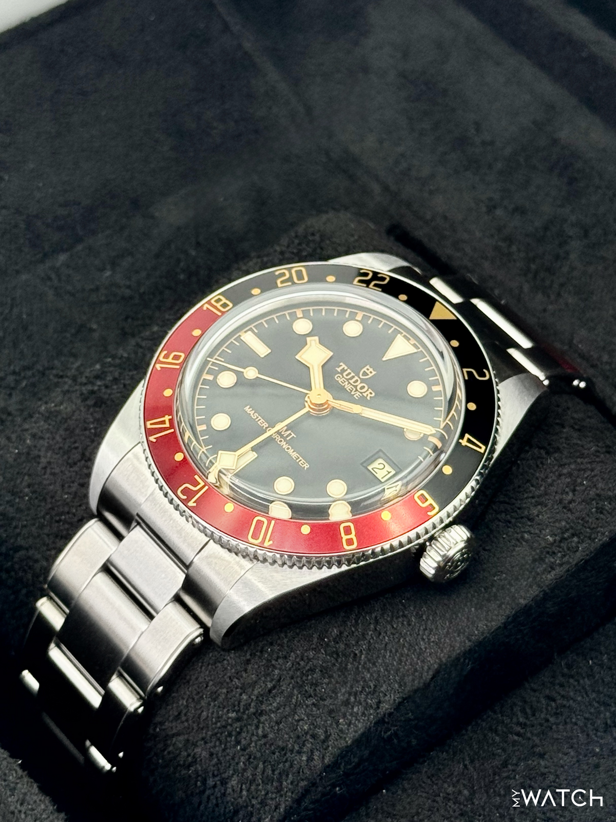Tudor Black Bay 58 GMT 39mm 7939G1A0NRU Stainless Steel Black Dial – case back