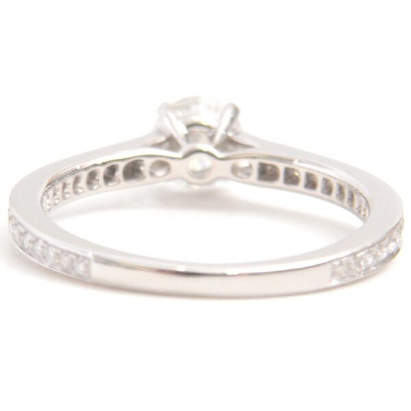 Graff Platinum Diamond Ring – top view
