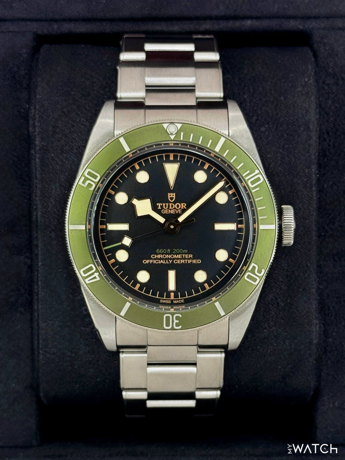 Tudor Black Bay Harrods 41mm 79230G Stainless Steel Black Dial – front view
