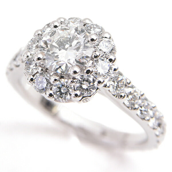 Graff Icon 18K White Gold Diamond Ring – front view