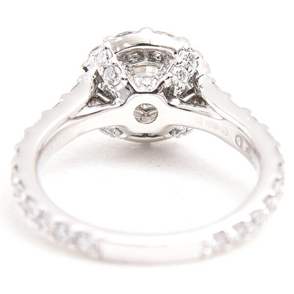 Graff Icon 18K White Gold Diamond Ring – top view