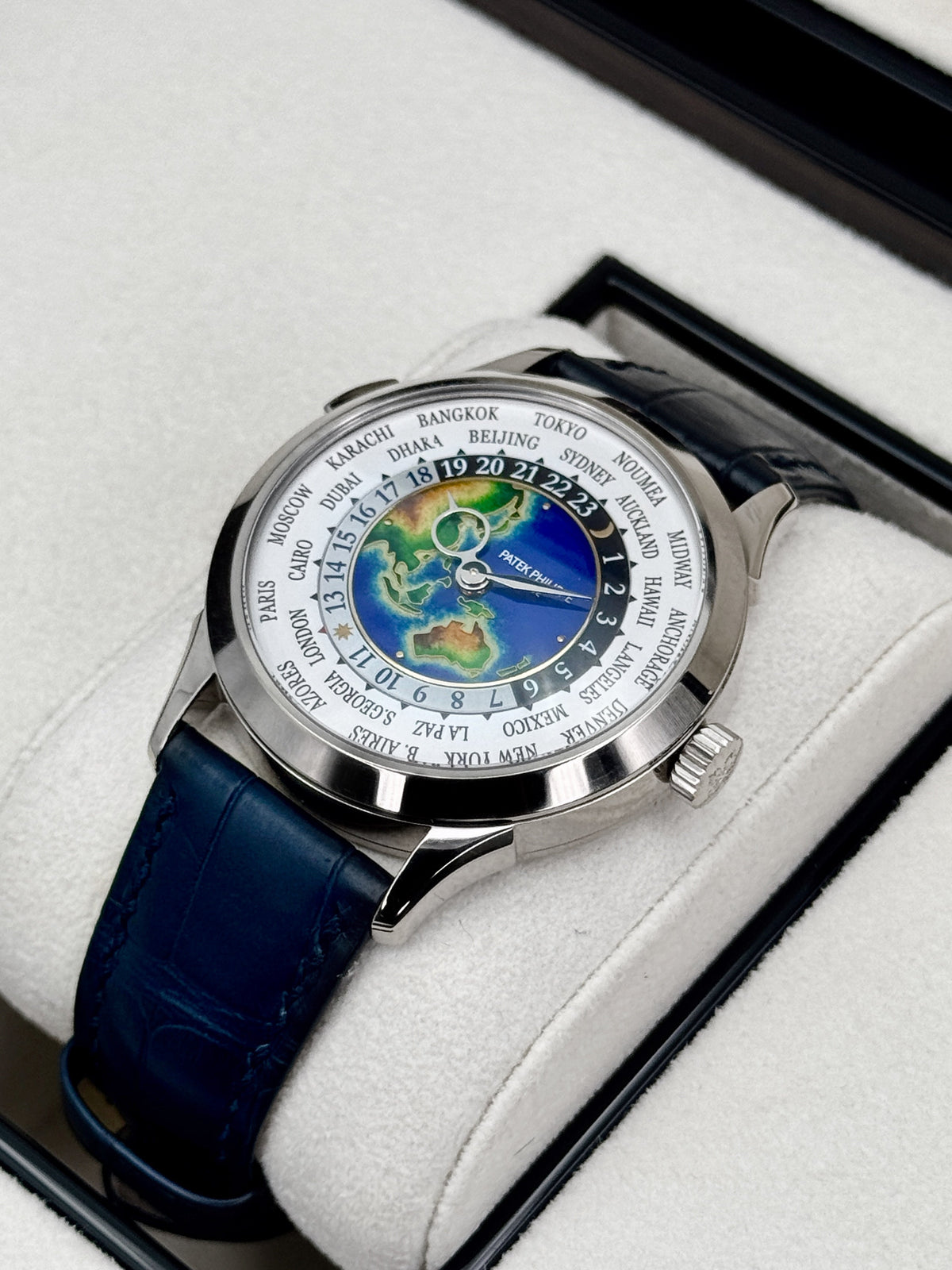 Patek Philippe World Time Complications 38.5mm 5231G White Gold – case back
