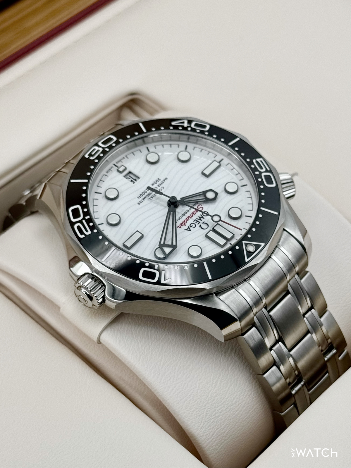 Omega Seamaster 42mm 210.30.42.20.04.001 Stainless Steel White Dial – image 8
