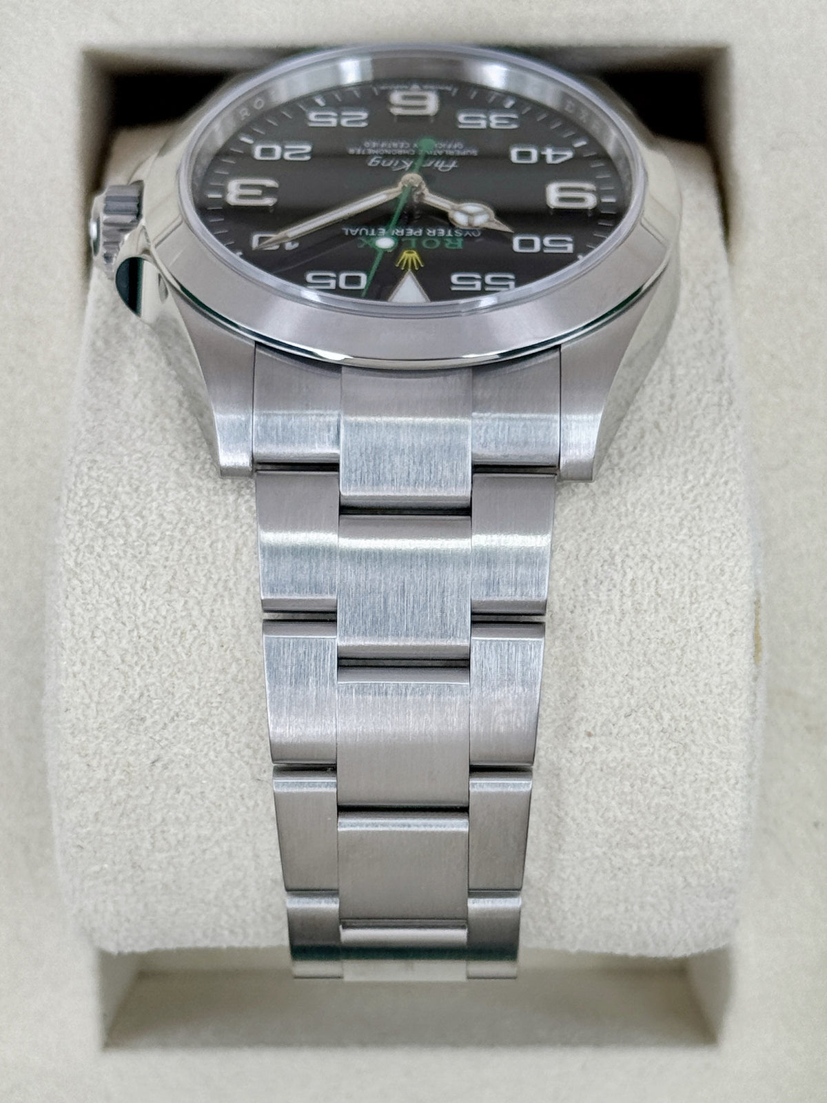 Rolex Air-King 40mm 126900 Stainless Steel Black Dial – bracelet and clasp