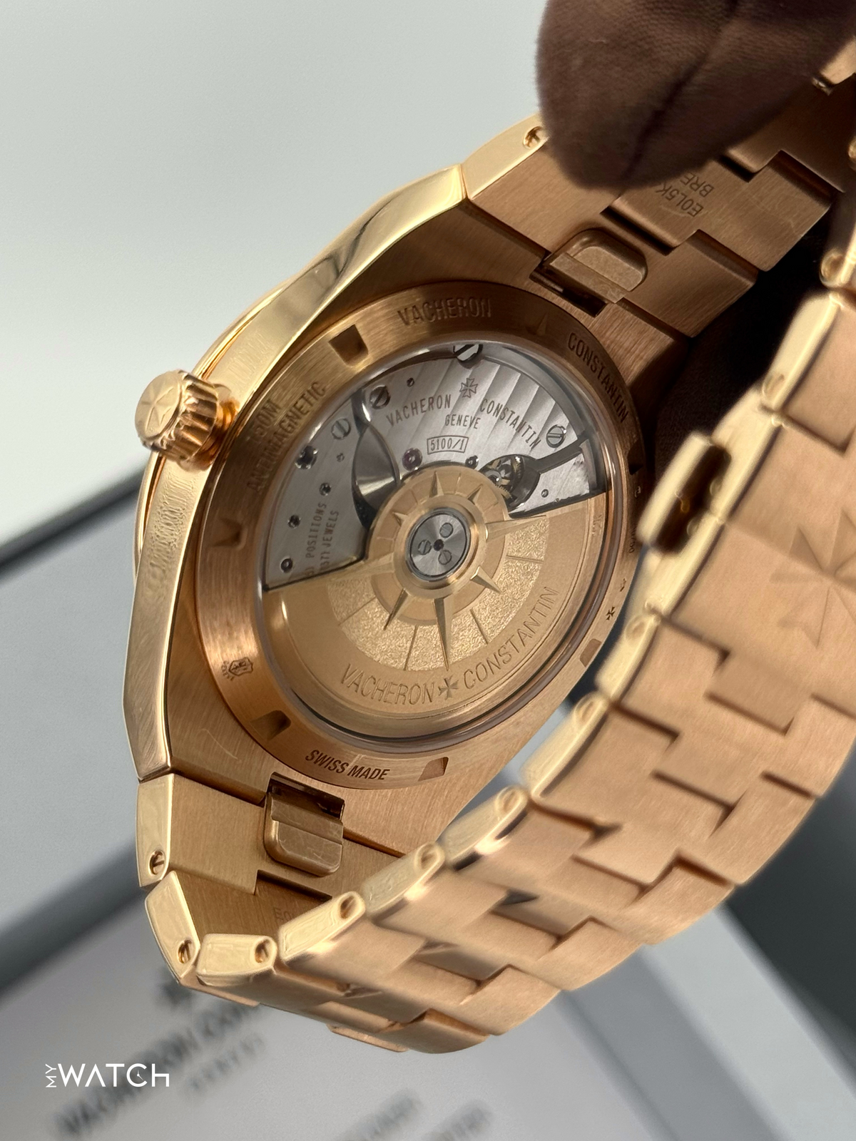 Vacheron Constantin Overseas 41mm 4520V Pink Gold Blue Dial – image 9
