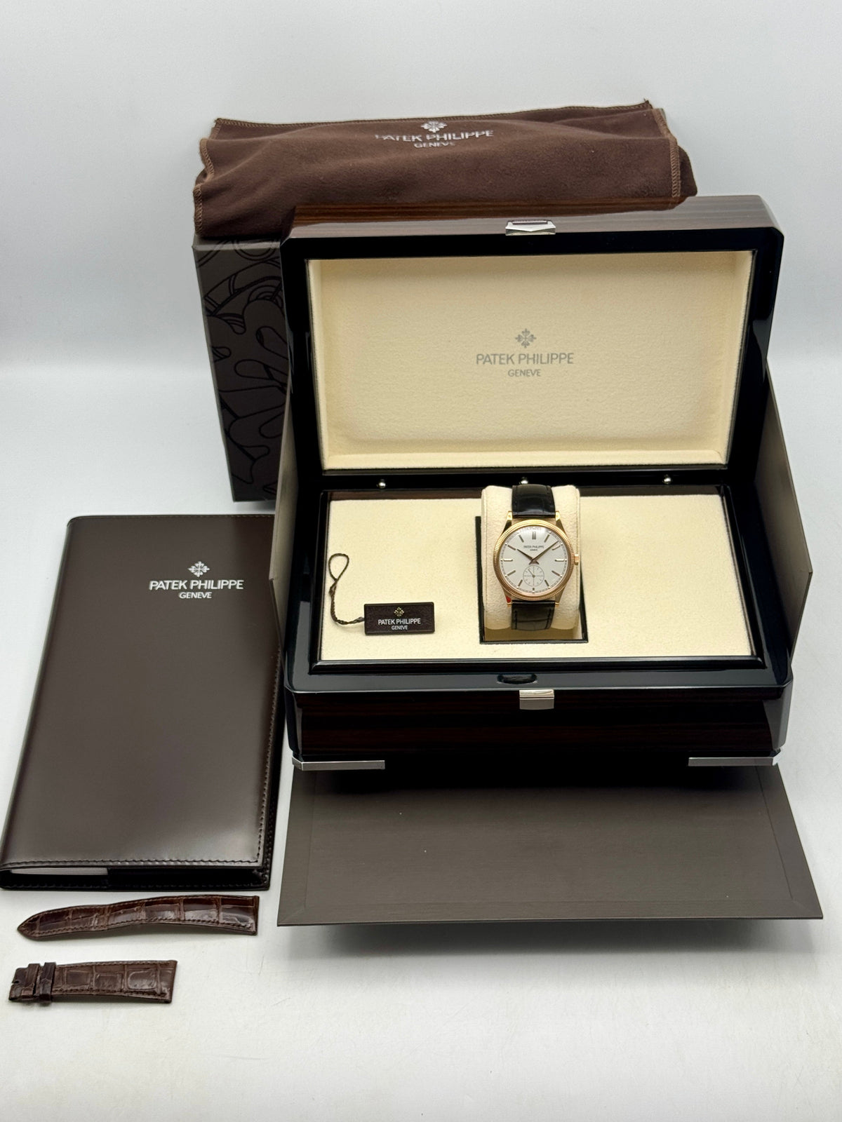 Patek Philippe Calatrava 40mm 6119R Rose Gold White Dial – image 11
