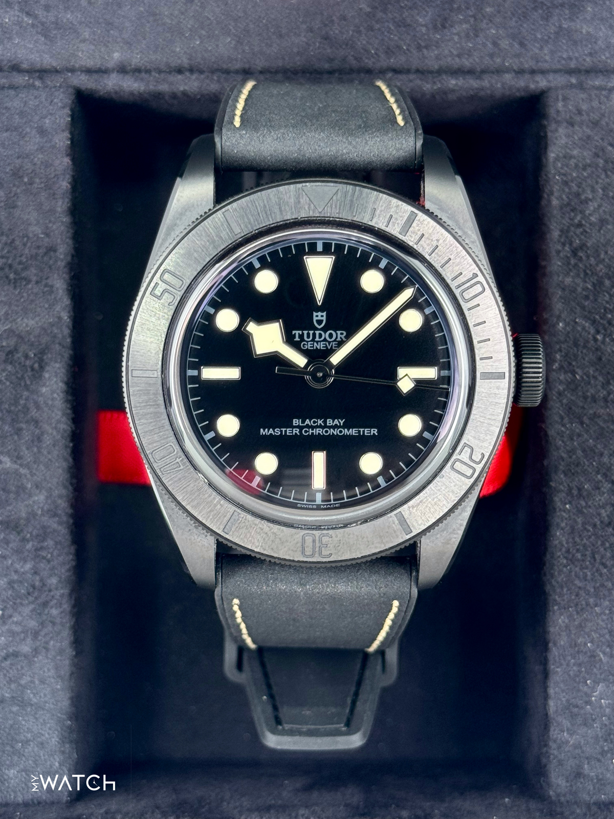 Tudor Black Bay 41mm 79210CNU Ceramic Black Dial – front view