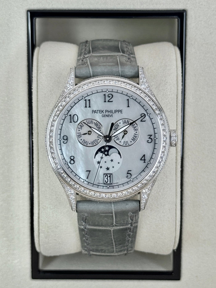 Patek Philippe Annual Calendar 38mm 4948G White Gold Mother of Pearl Dial – front view