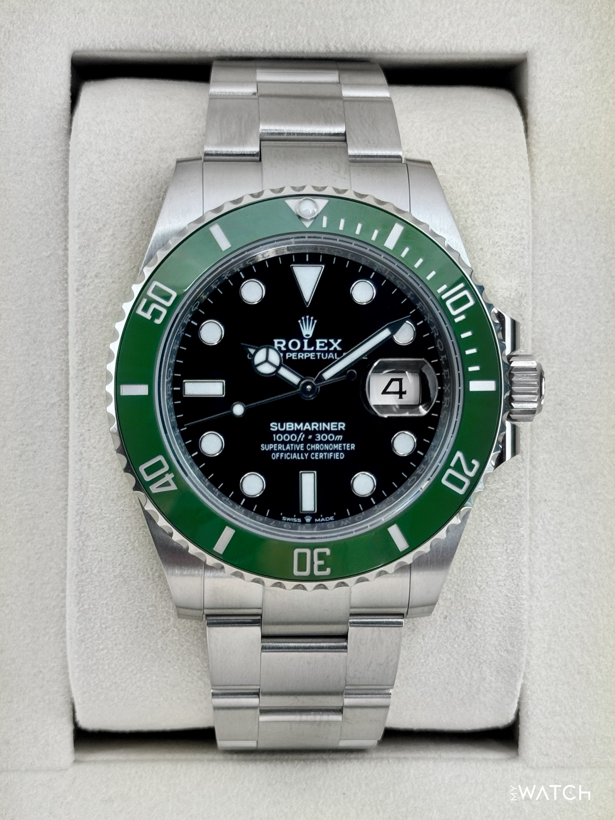 Rolex Submariner Starbucks 41mm 126610LV Black Dial – front view