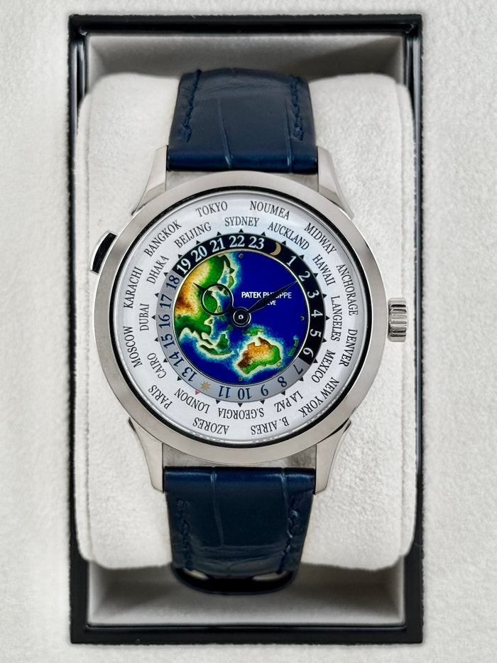 Patek Philippe World Time Complications 38.5mm 5231G White Gold – front view