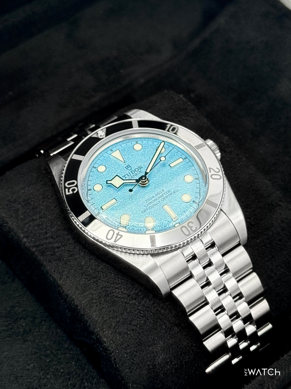 Tudor Black Bay 54 37mm 79000 Stainless Steel Blue Dial – on the wrist