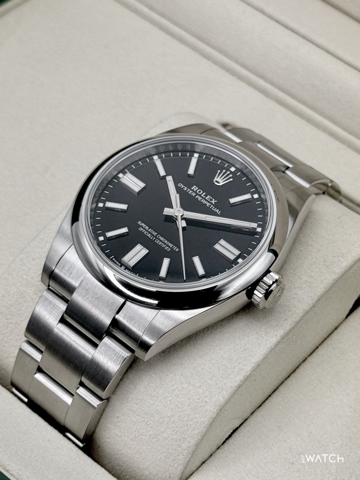 Rolex Oyster Perpetual 41mm 134300 Black Dial – case back