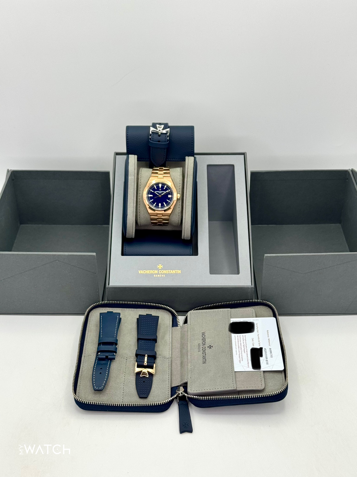 Vacheron Constantin Overseas 41mm 4520V Pink Gold Blue Dial – image 10