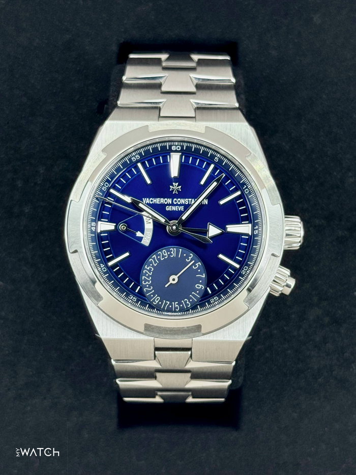Vacheron Constantin Overseas Dual Time 41mm 7900V Blue Dial – front view