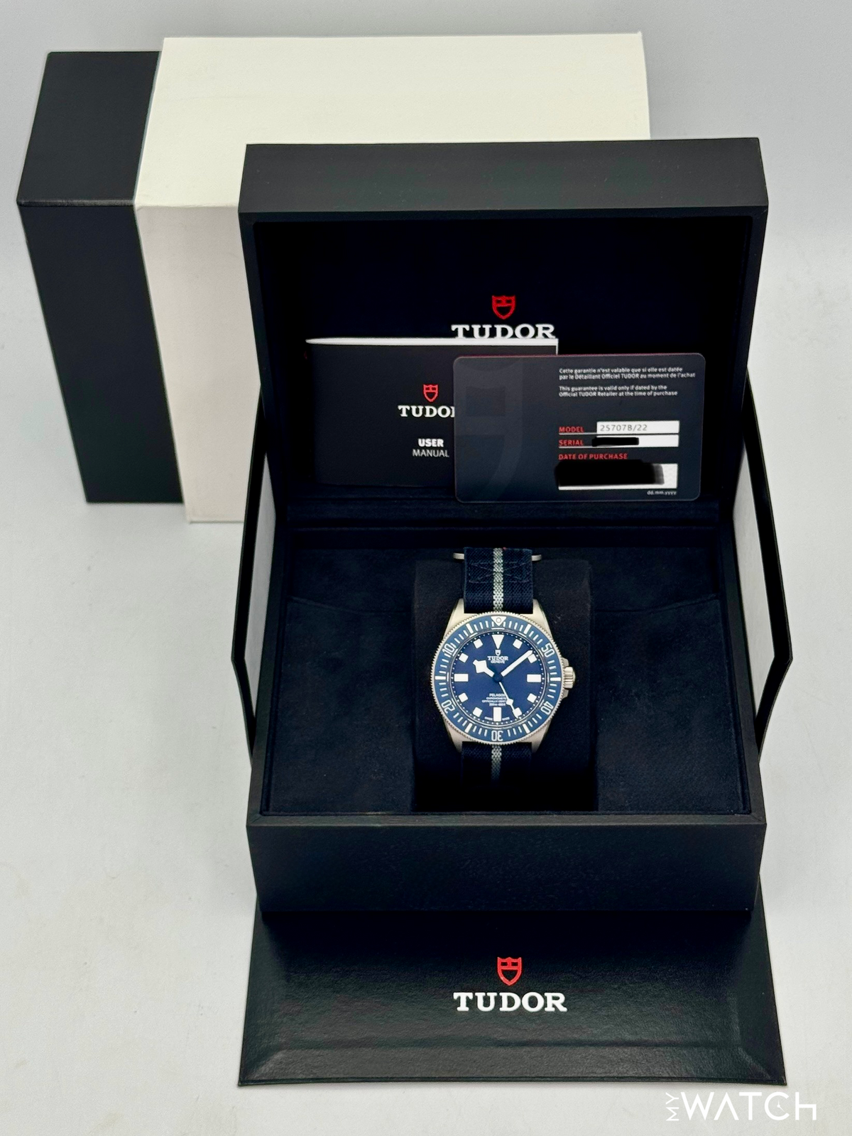 Tudor Pelagos FXD 42mm 25707B/22 Titanium Blue Dial – image 9