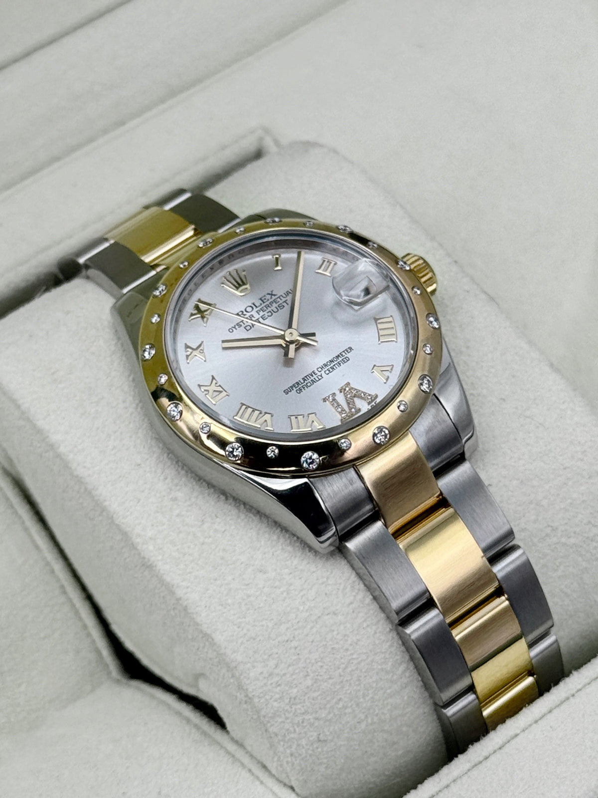 Rolex Datejust 31mm 178343 Two-Tone Oyster Silver Dial – on the wrist