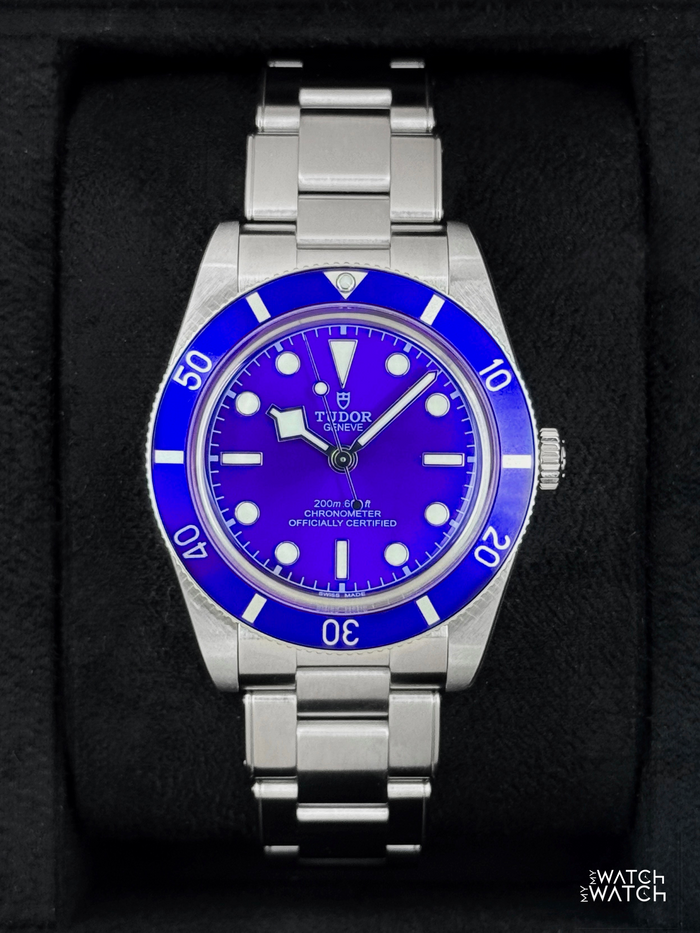 Tudor Black Bay 54 37mm 79000B Stainless Steel Blue Dial – front view