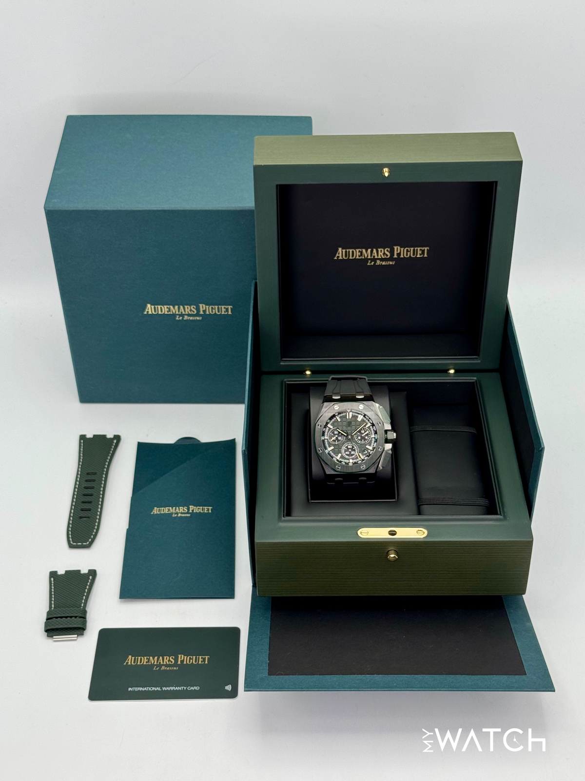 Audemars Piguet Royal Oak Chronograph 43mm 26420CE Ceramic Green Dial – image 9