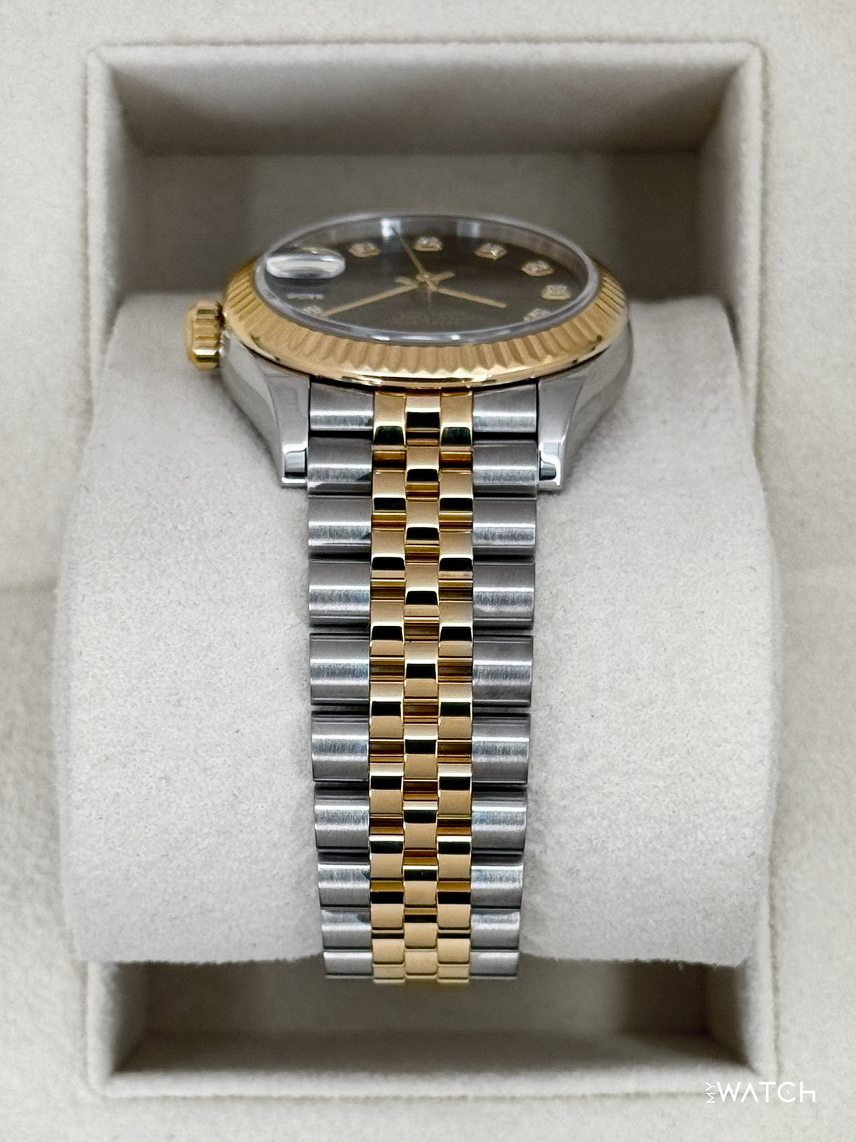 Rolex Datejust 31mm 278273 Two-Tone Jubilee Dark Grey Diamond Dial – bracelet and clasp