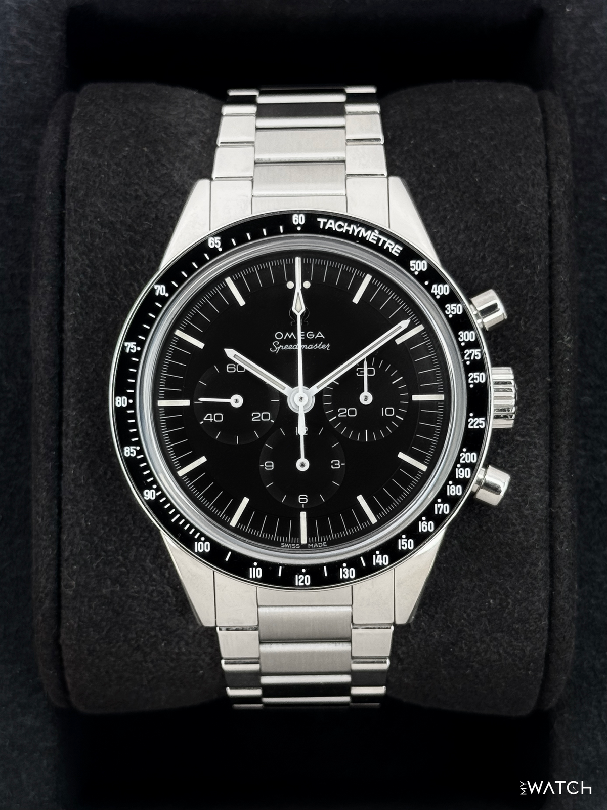 Omega Speedmaster 'Ed White' 39.7mm 311.30.40.30.01.001 Black Dial – front view