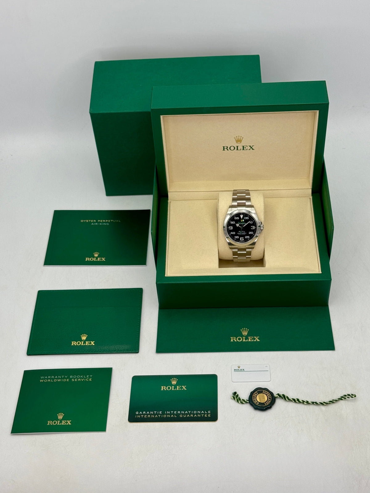Rolex Air-King 40mm 126900 Stainless Steel Black Dial – image 10