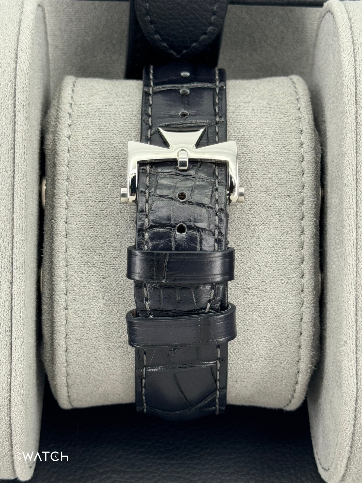Vacheron Constantin Fiftysix 40mm 4600E Stainless Steel Grey Dial – dial close-up