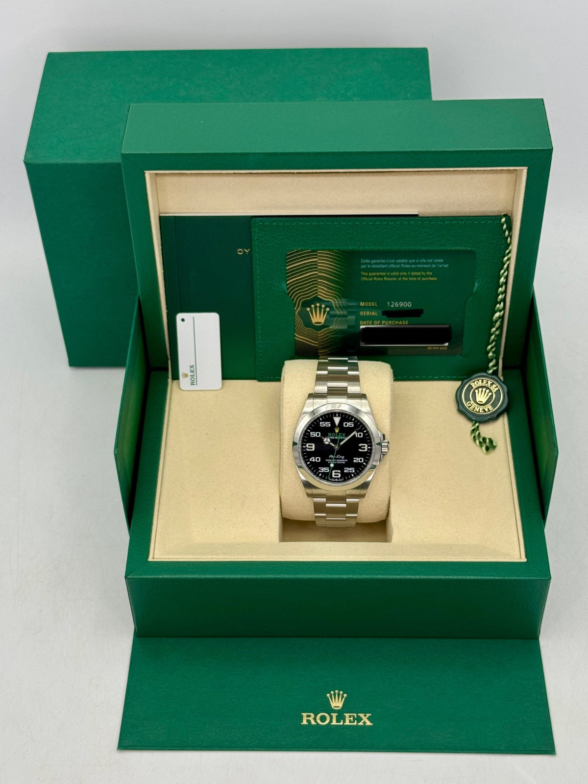 Rolex Air-King 40mm 126900 Stainless Steel Black Dial – image 9