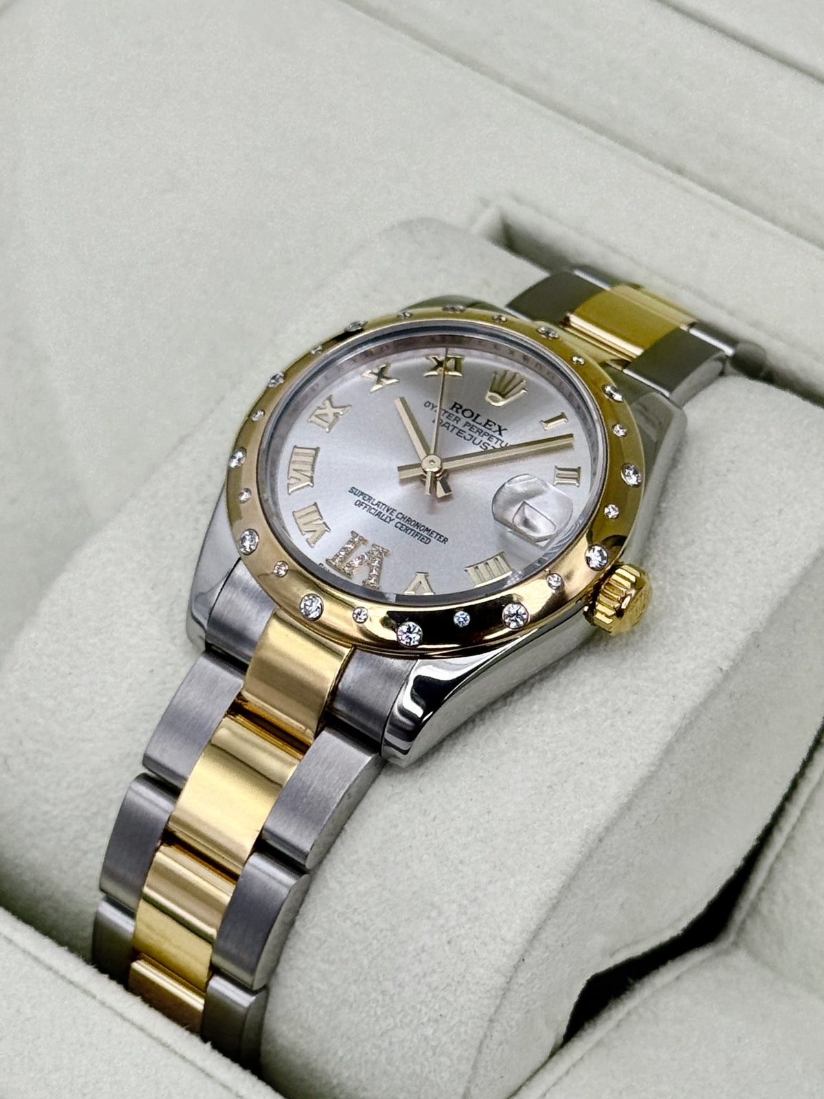 Rolex Datejust 31mm 178343 Two-Tone Oyster Silver Dial – case back