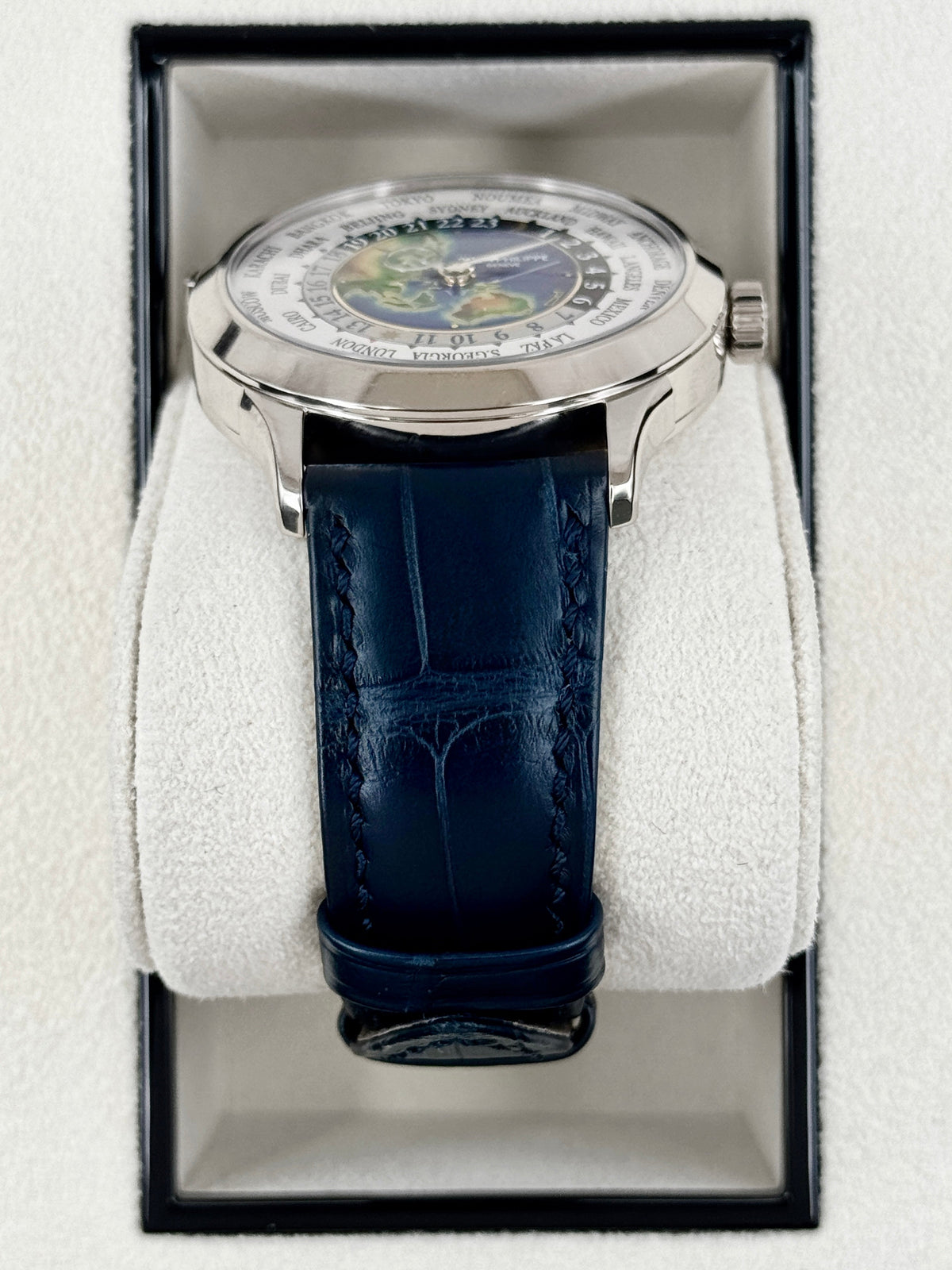 Patek Philippe World Time Complications 38.5mm 5231G White Gold – side view
