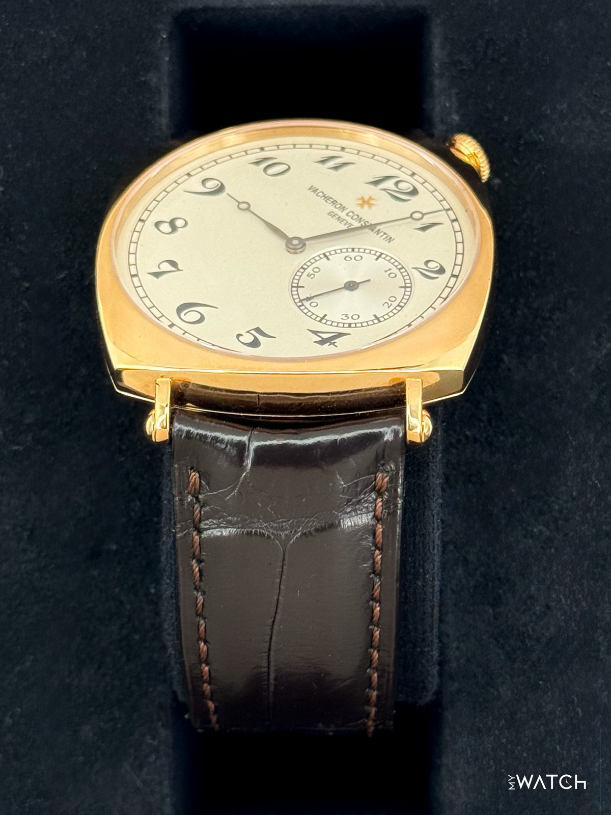 Vacheron Constantin Historiques American 1921 40mm 82035 Silver Dial – side view