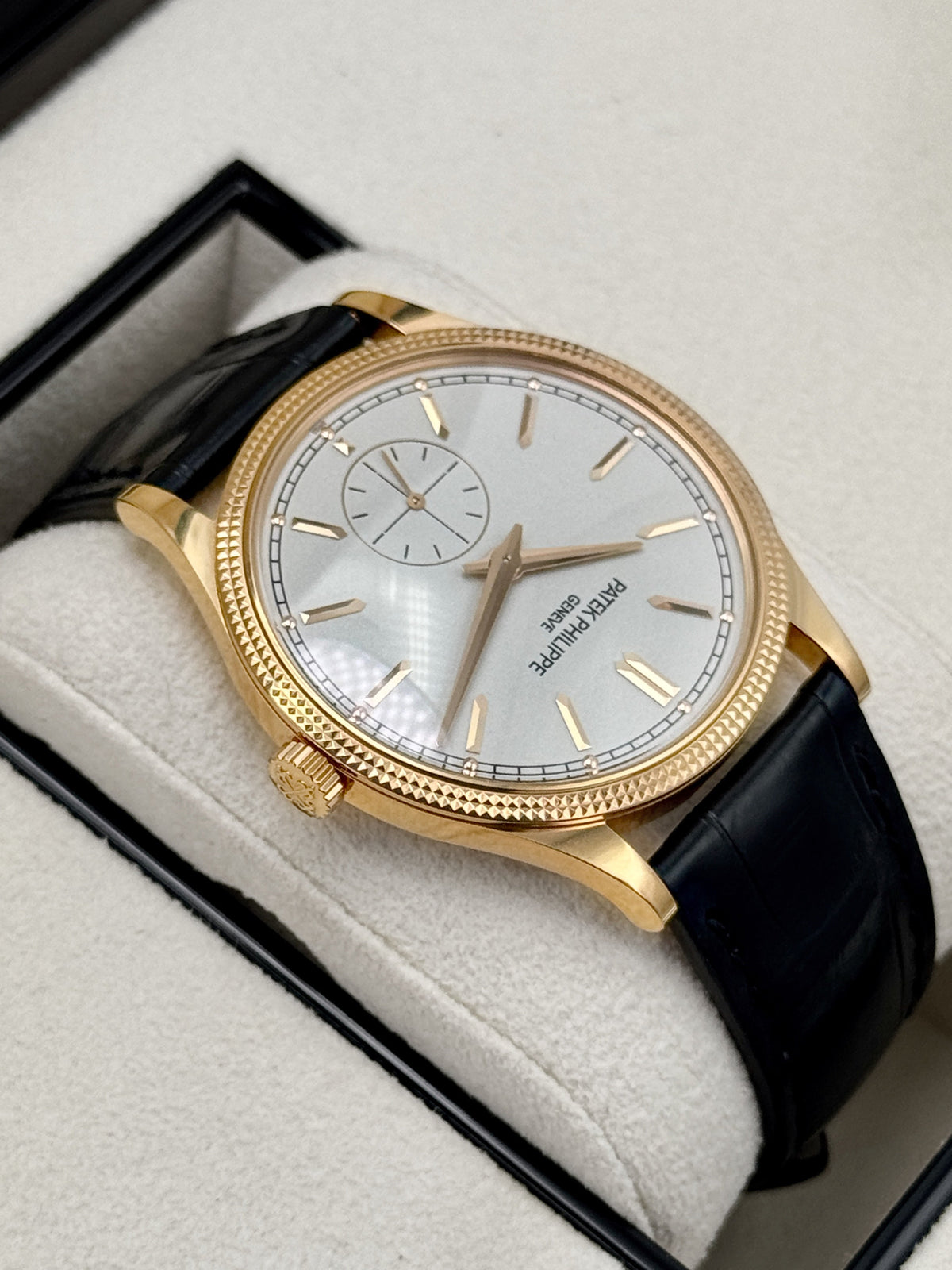 Patek Philippe Calatrava 40mm 6119R Rose Gold White Dial – image 8