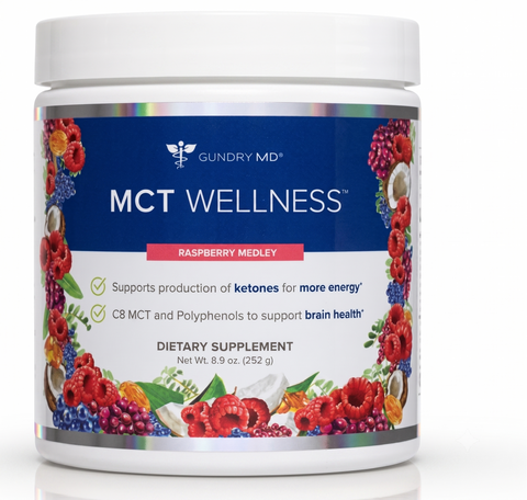 Gundry MD MCT Wellness Powder Raspberry Medley