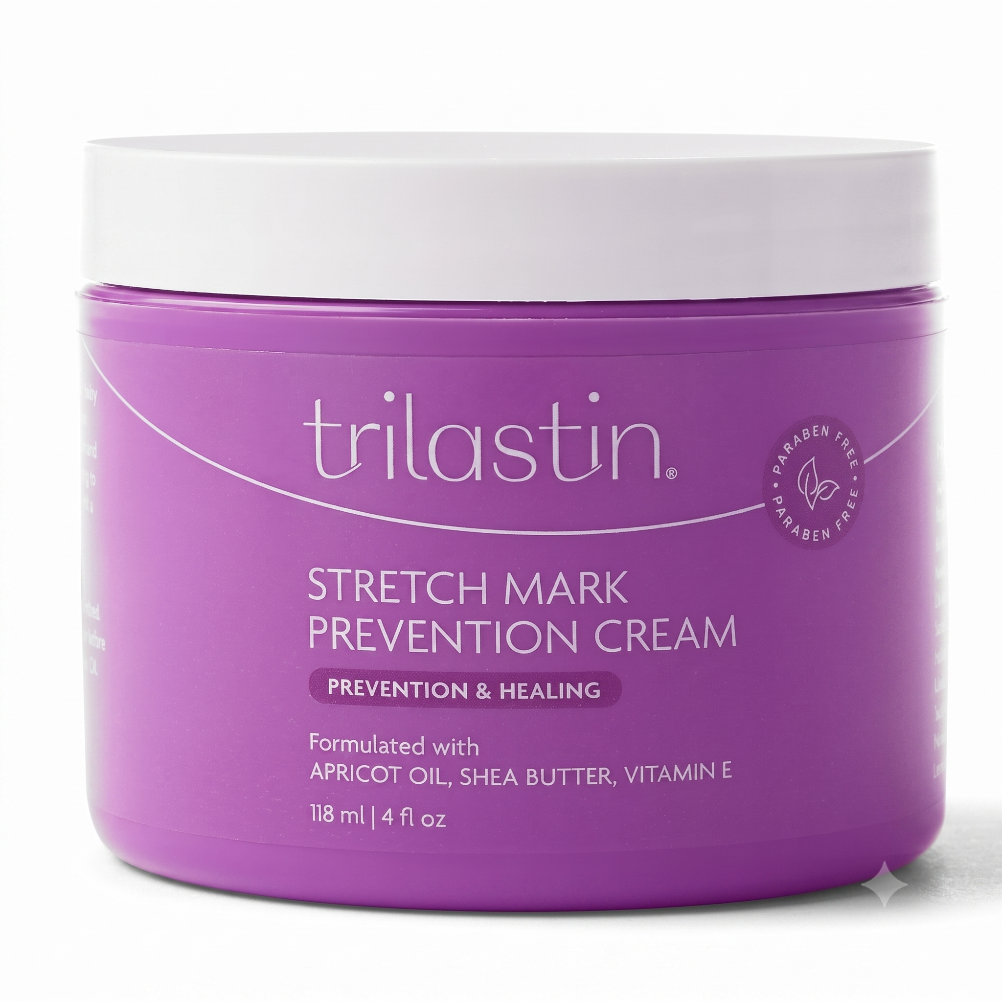 TriLASTIN Maternity Stretch Mark Prevention and Healing Cream 4oz