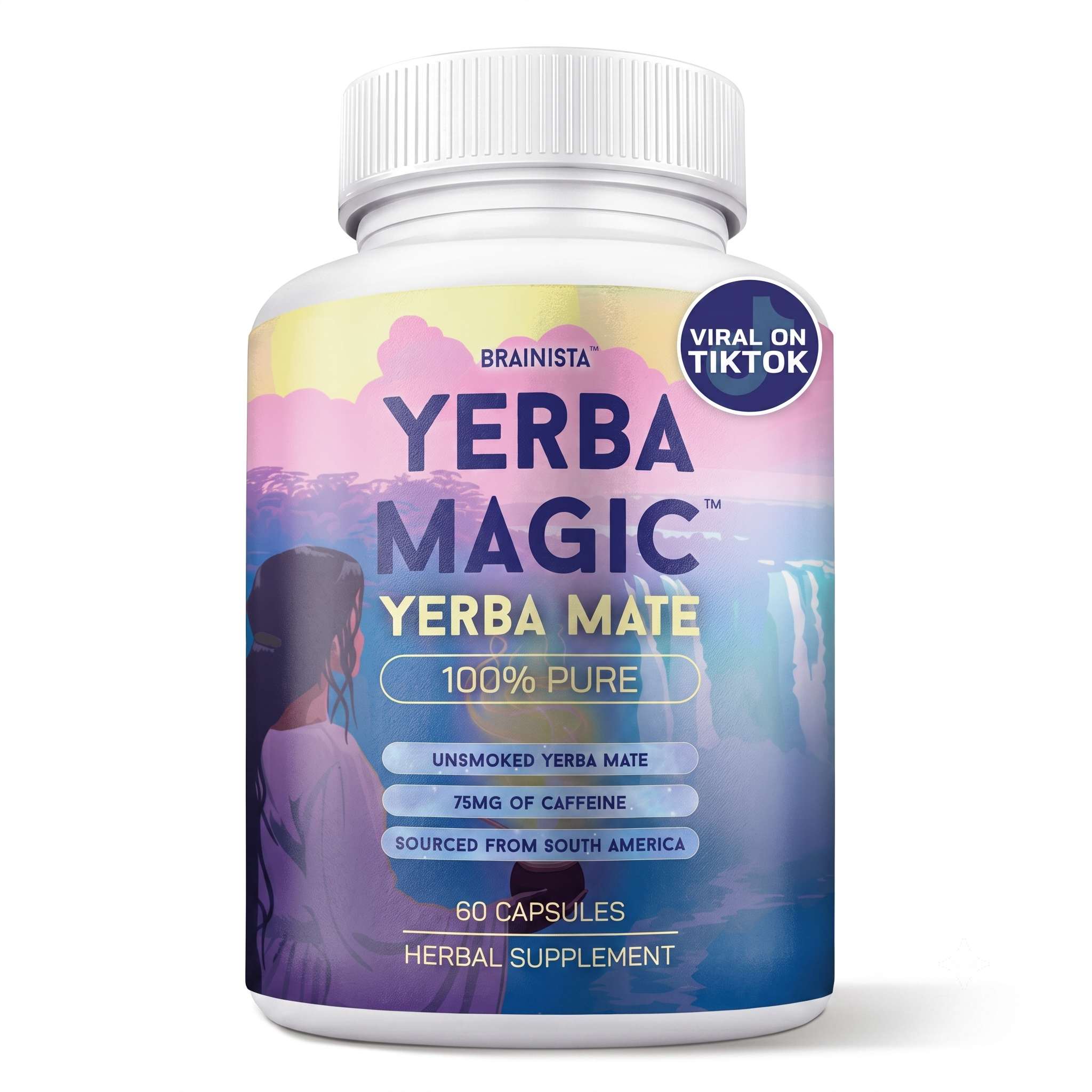 Yerba Mate Pure Extract Capsules 60 Capsules