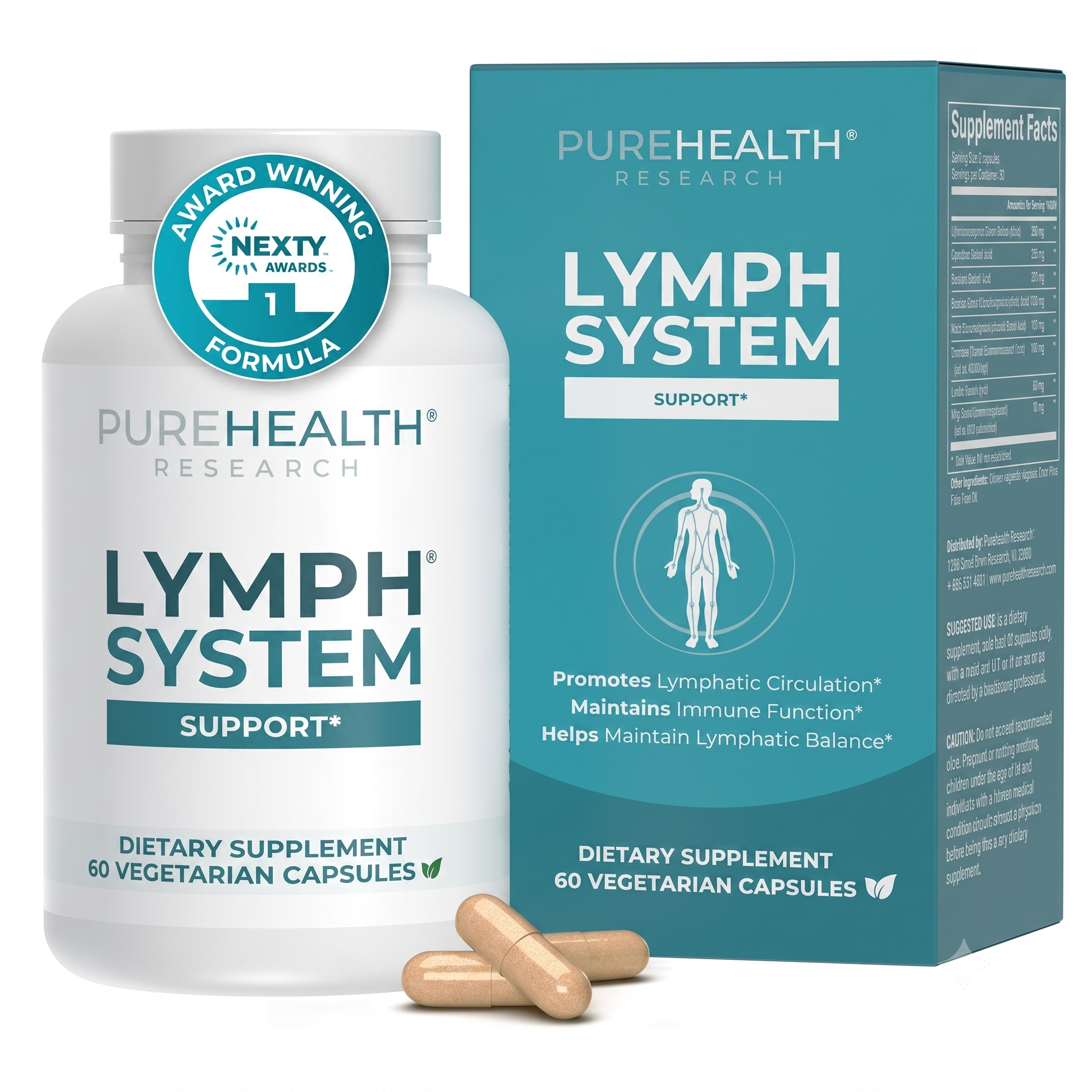 PureHealth Research Lymph System Capsules
