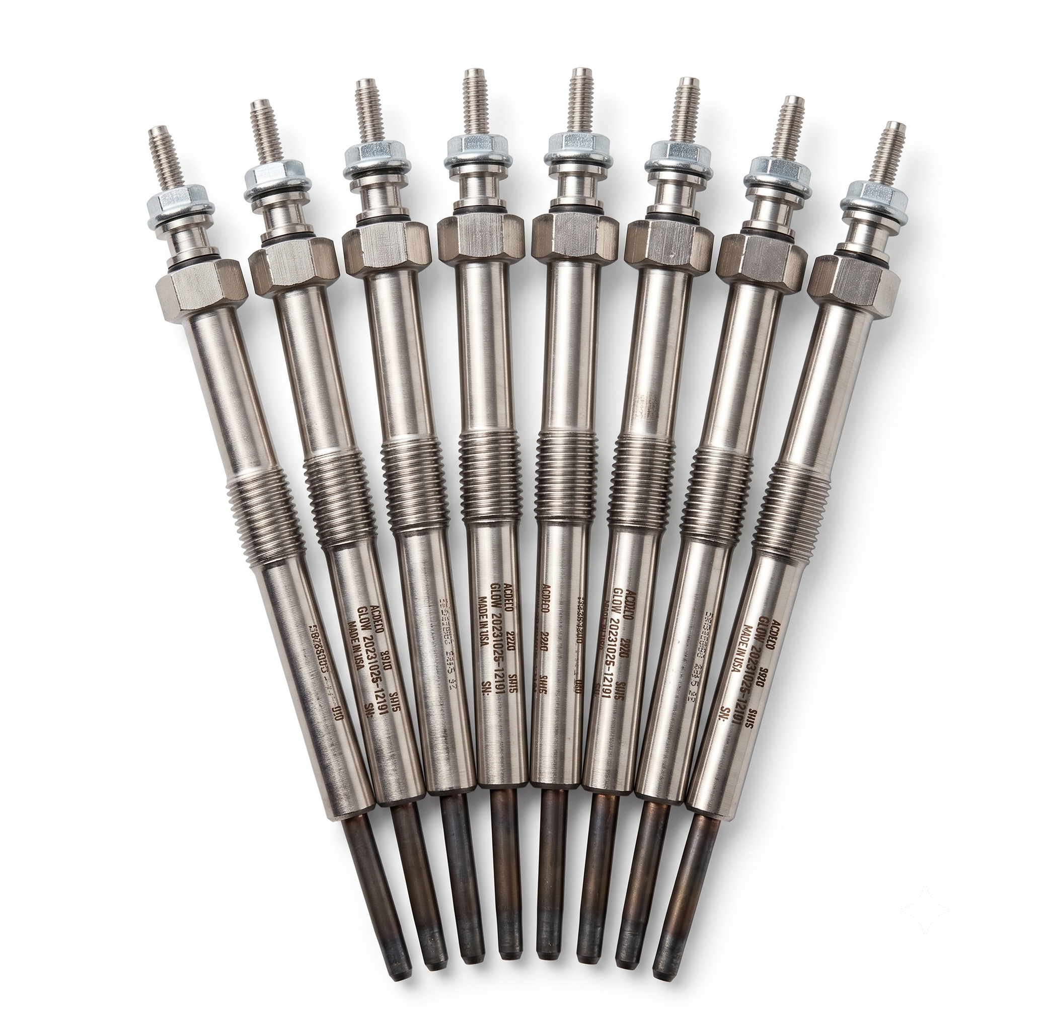 Duramax 6.6L Diesel Glow Plugs 8pcs OEM 12639701