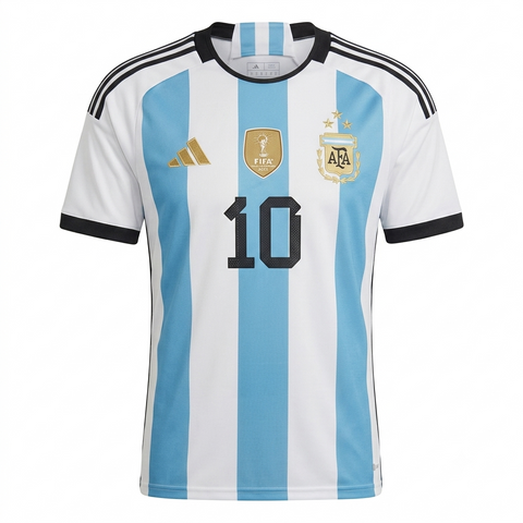 Argentina Home Jersey Messi #10 FIFA World Cup