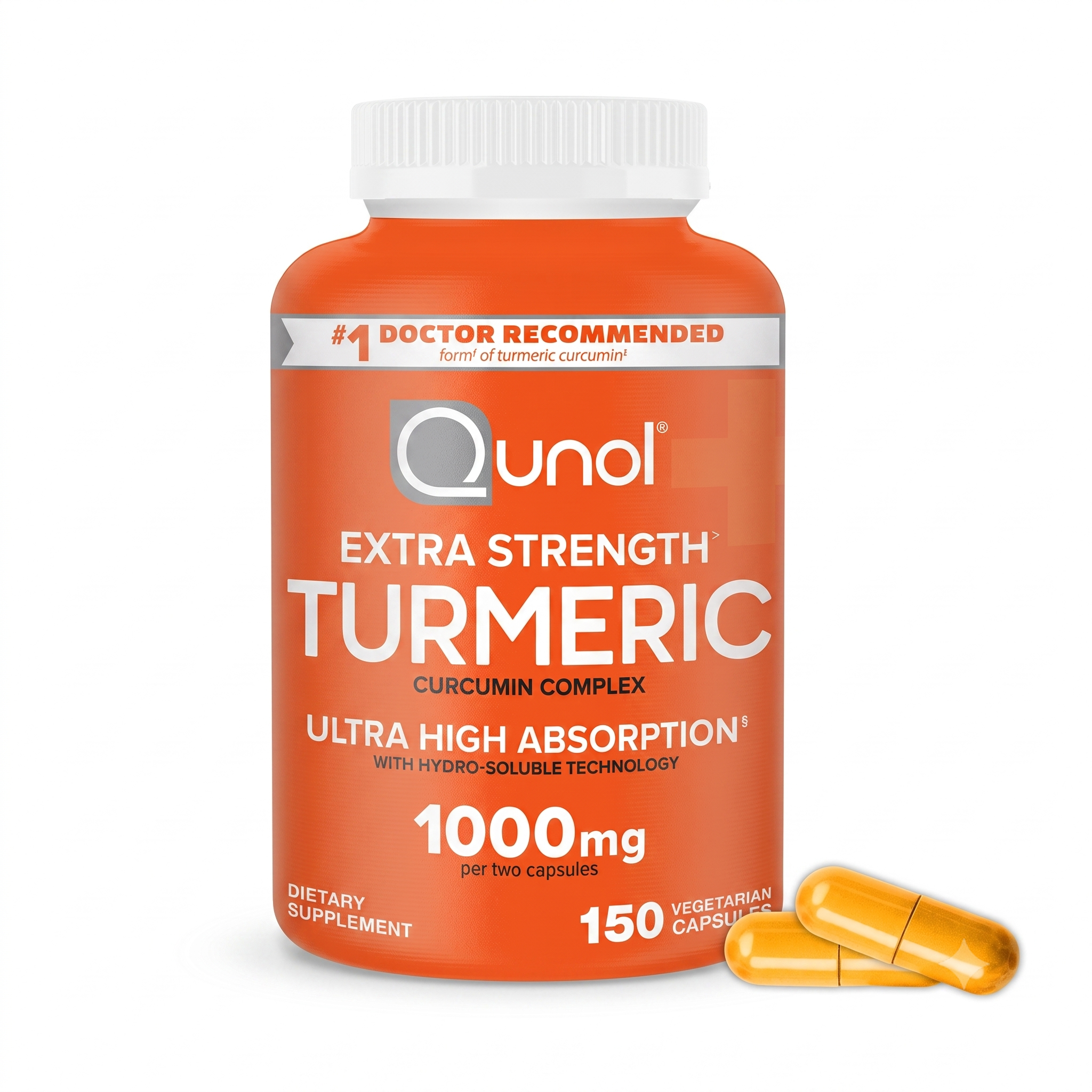 Qunol Extra Strength Turmeric Curcumin 1000mg 150ct