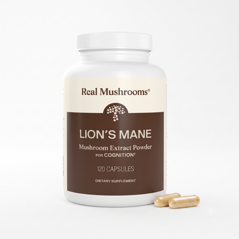 Lion's Mane Mushroom Extract Powder 120 Capsules