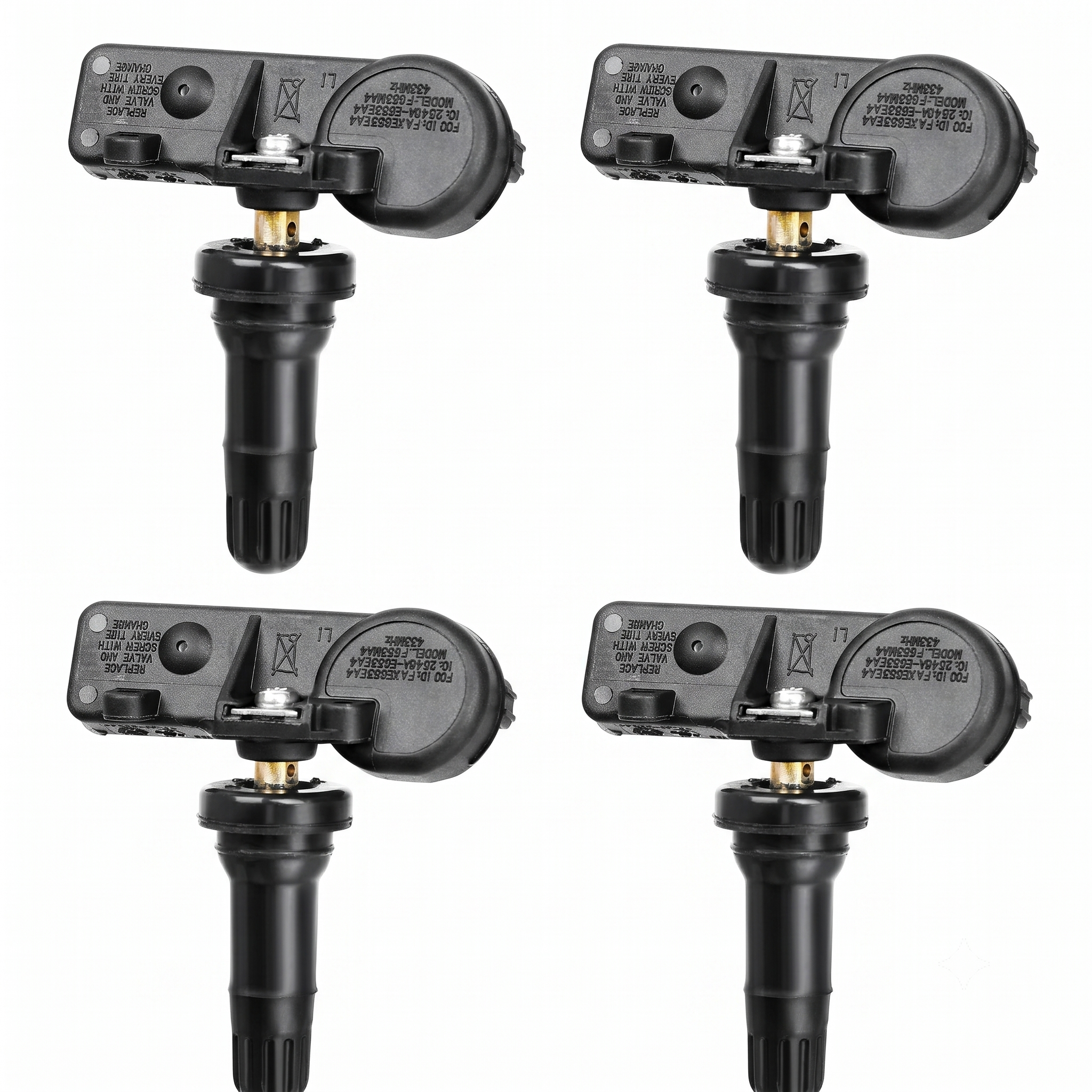 TPMS Tire Pressure Sensor 4PCS OEM 56029398AB Dodge Jeep RAM