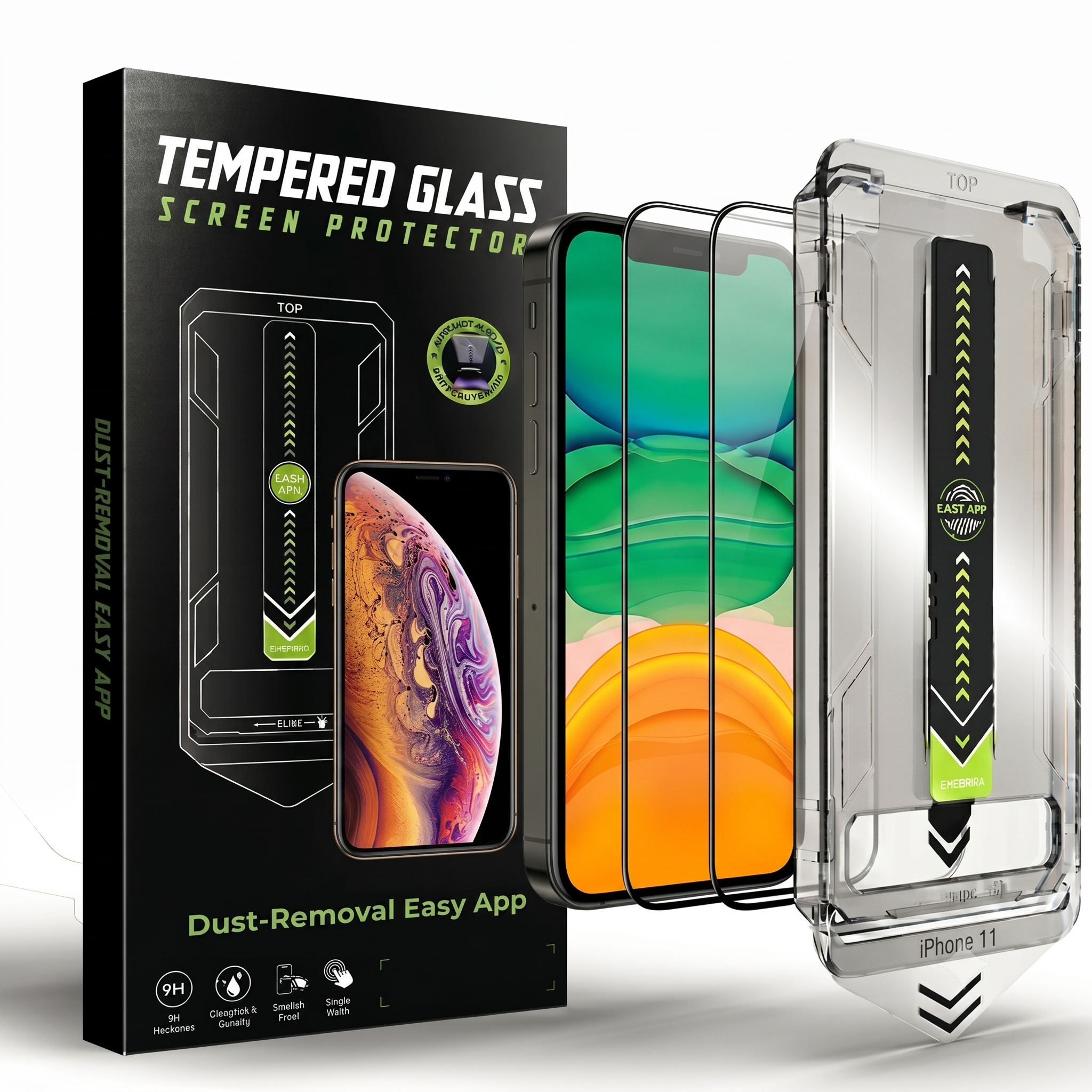 Premium Tempered Glass Screen Protector HD Clear