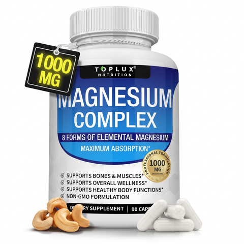Toplux Nutrition Magnesium Complex 1000mg 90 Capsules