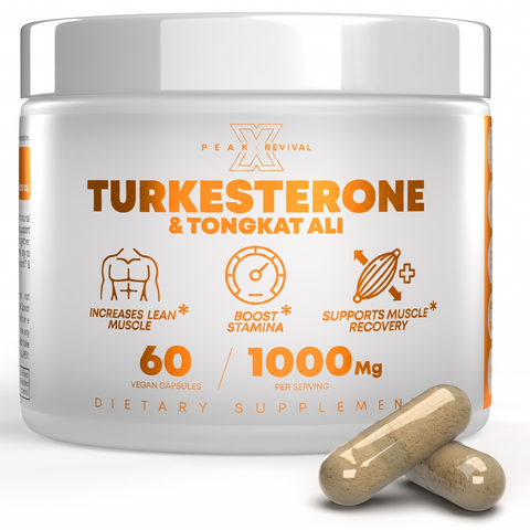 Turkesterone Tongkat Ali Supplement 60 Capsules