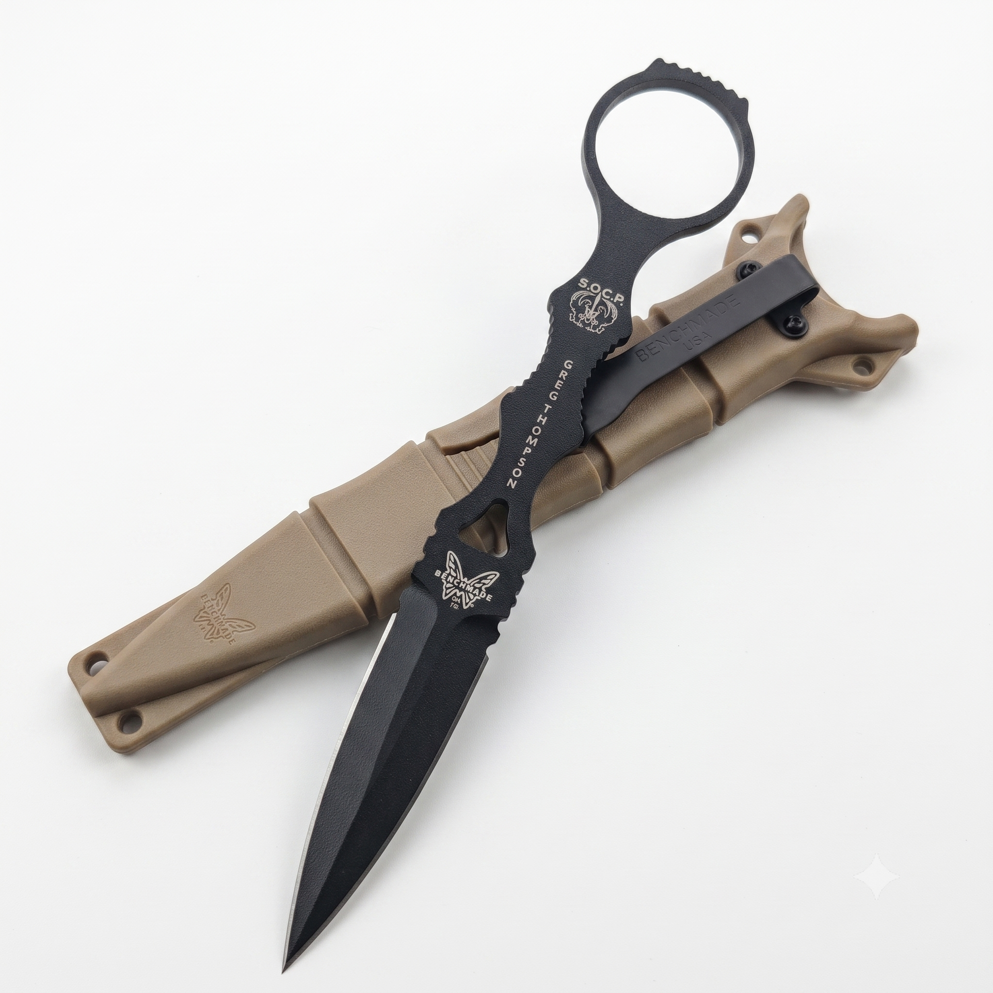 Benchmade 176BKSN SOCP Dagger Sand Sheath 440C