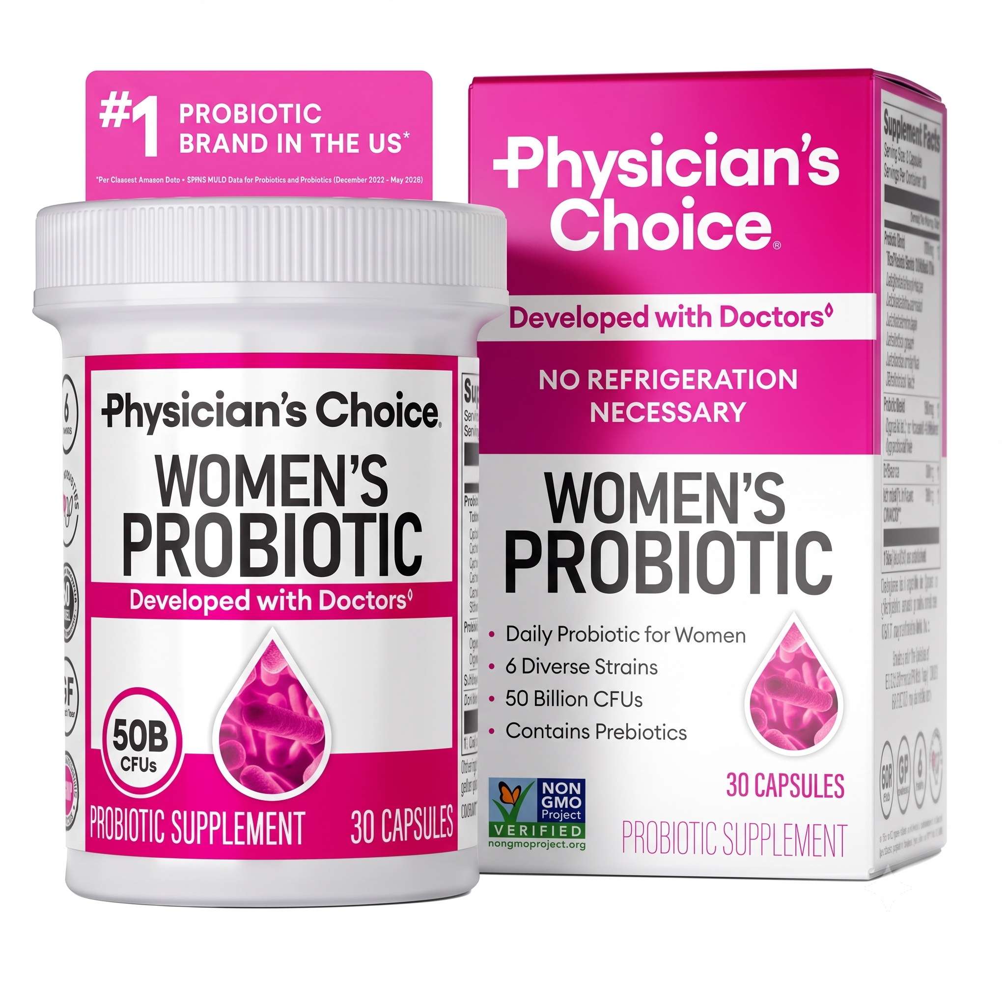 Physician's Choice Women's Vaginal Wellness Probiotics 30 Capsules