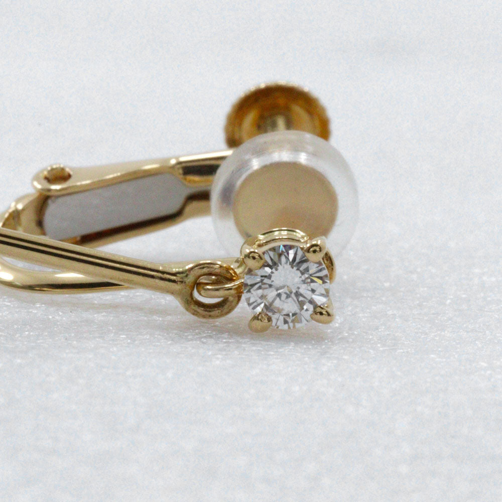 Tasaki 18K Yellow Gold Diamond Pearl Earrings – alternate view