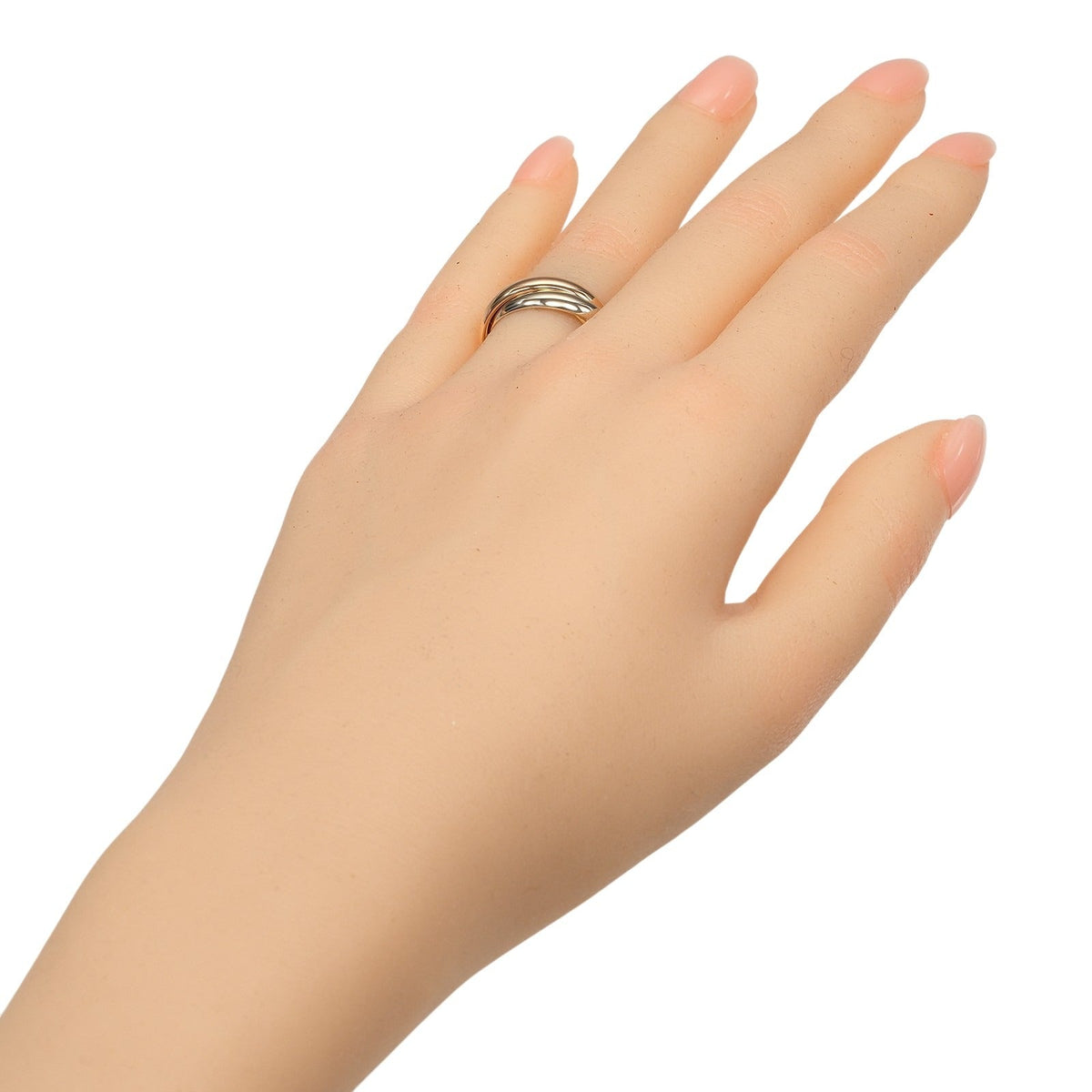 Cartier Trinity 18K Yellow Gold Ring – side view